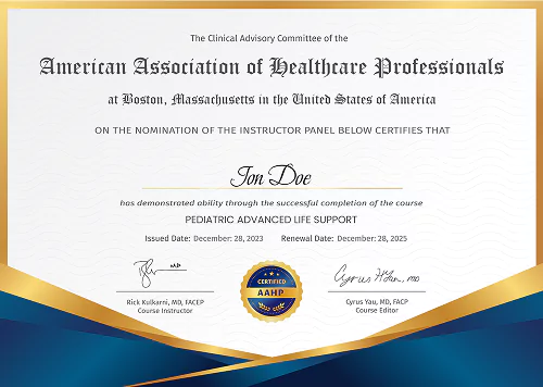 Certificate CME